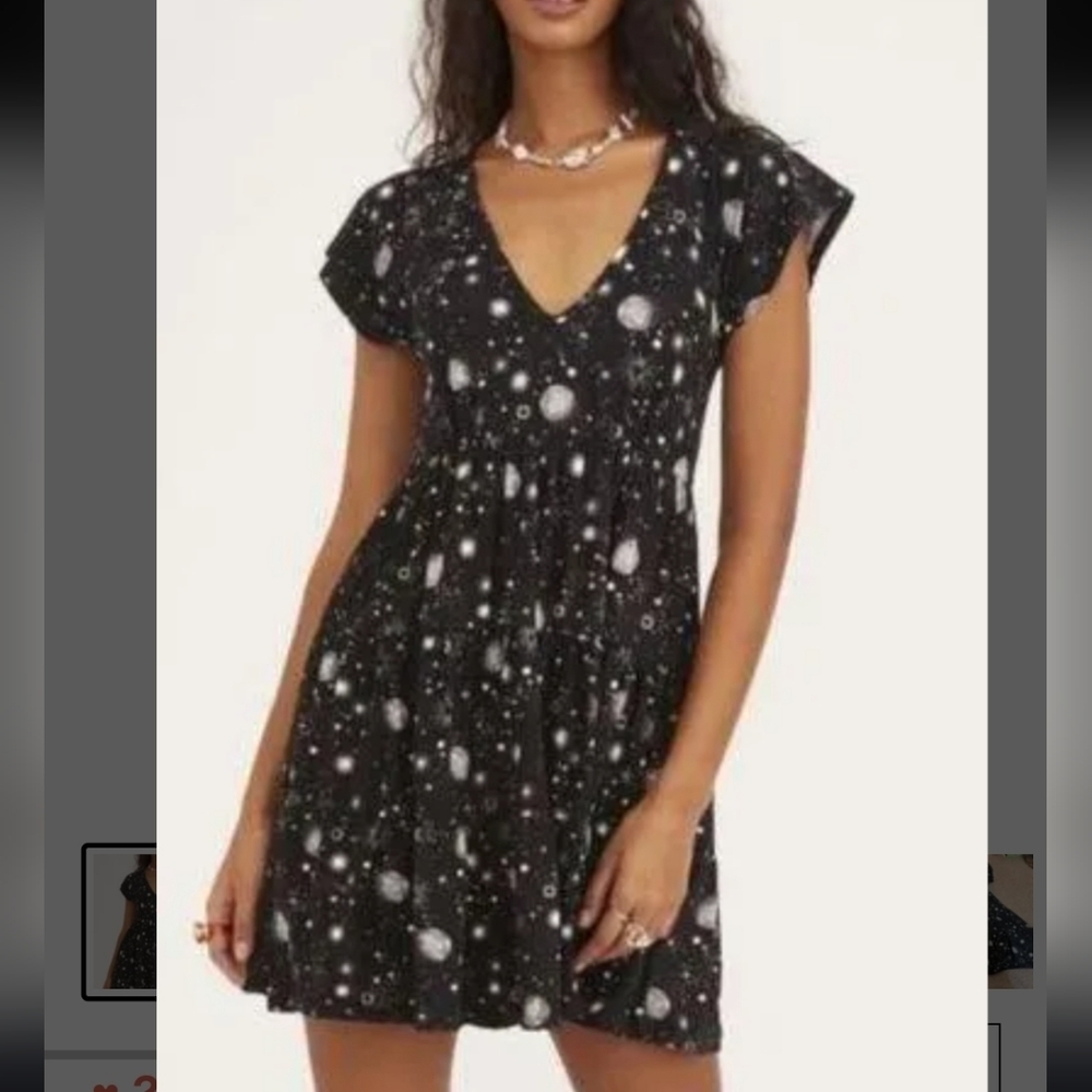 Urban Outfitters Julia star moon space frock dress